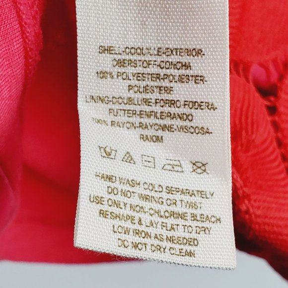 Free People Wild Thing Red Bodycon Crochet Dress Sz M - Picture 9 of 9